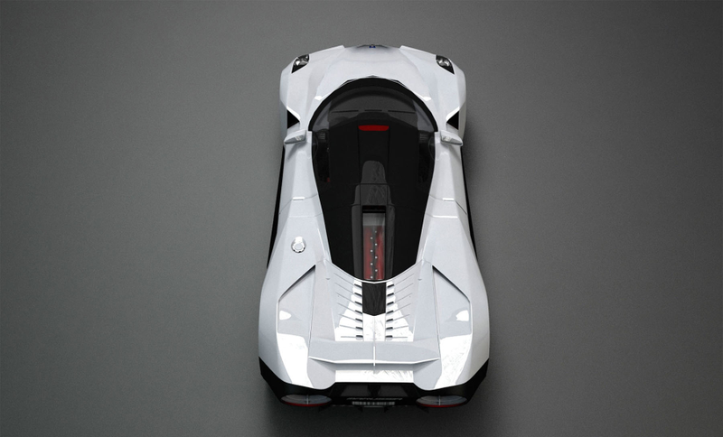 Illustration for article titled Russian Designer Creates Futuristic Muska Super Car